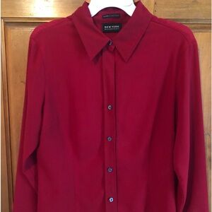 Women’s Sheer Button Down Dress Shirt